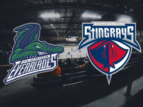 Florida Everblades at South Carolina Stingrays: South Division Finals (Home Game 1, Series Game 3)
